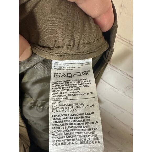 Banana Republic Olive Green Tapered Leg Cargo Pants Womens XL - Picture 4 of 6